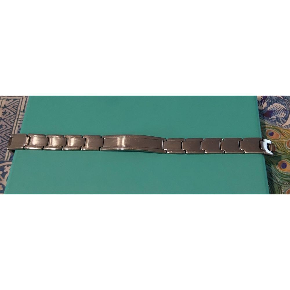 New Men's Stainless Steel Engraveable ID Link Bracelet